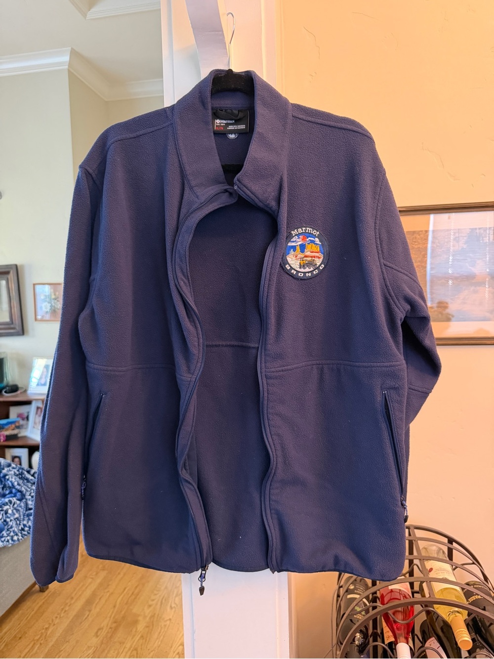 Marmot Ford Bronco Navy Full-Zip Fleece Jacket